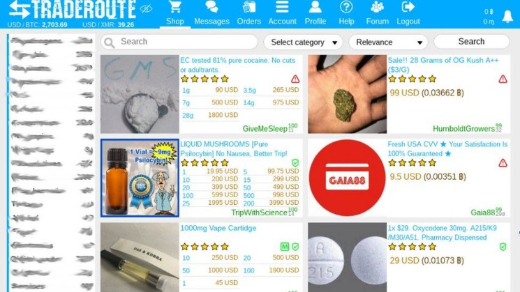dark web market list